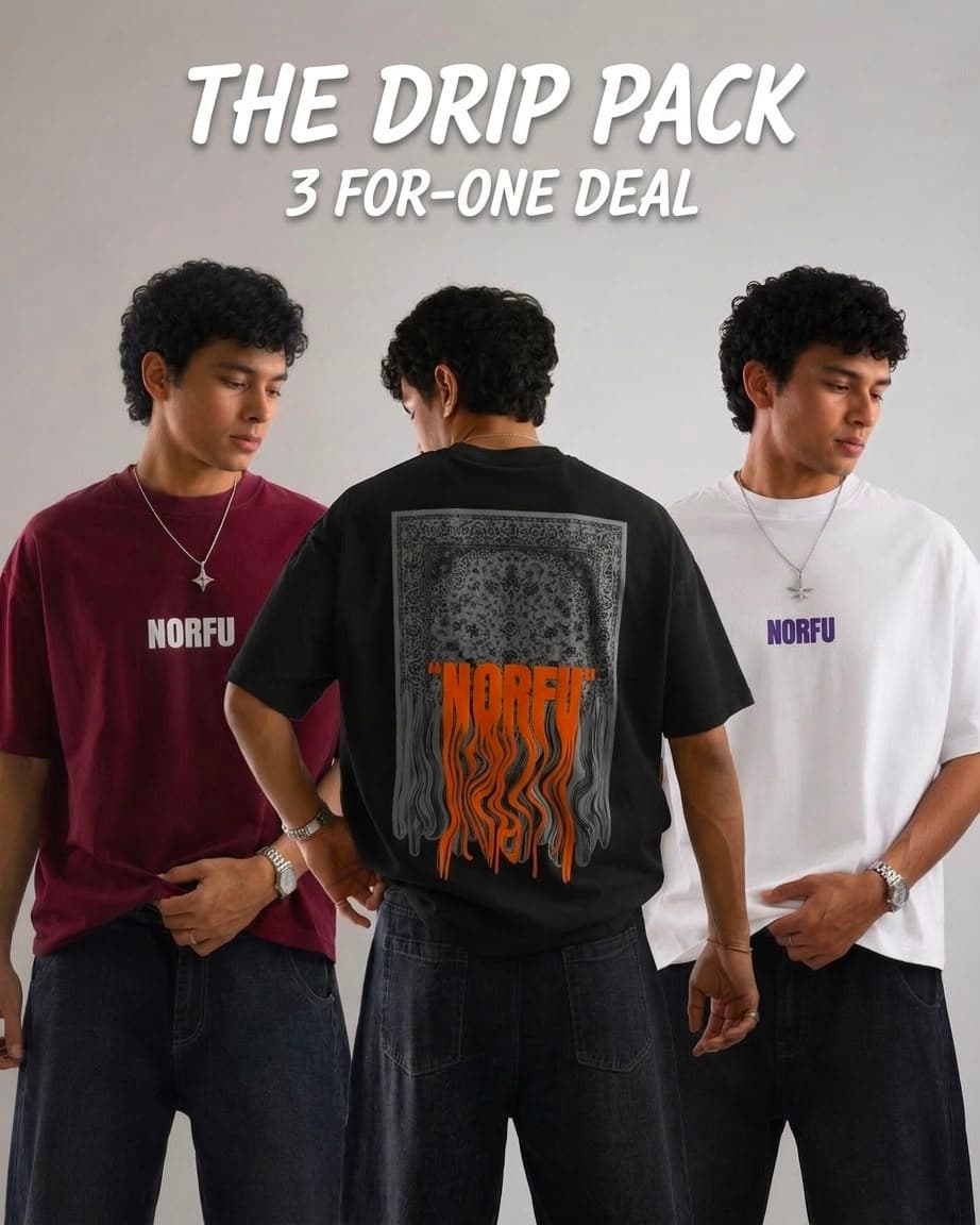 NORFU Drop Oversized PACK OF 3